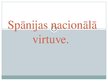 Prezentācija 'Spānijas nacionālā virtuve', 1.