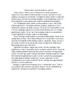 Eseja 'Dabas vielu nozīme uzturā', 1.