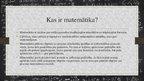 Prezentācija 'Matemātika mums apkārt', 2.