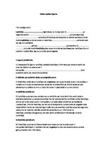 Paraugs 'Darbu izpildes līgums', 1.