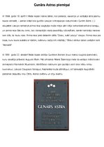 Konspekts 'Gunārs Astra', 6.