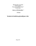 Referāts 'Bezdarbs kā indivīda apdraudējuma veids', 1.