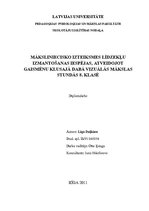 Diplomdarbs 'Māksliniecisko izteiksmes līdzekļu izmantošanas iespējas, atveidojot gaismēnu kl', 1.