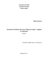 Referāts 'Zemnieku brīvlaišana Kurzemē, Vidzemē, Latgalē – kopīgais un atšķirīgais', 1.
