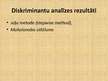 Prezentācija 'Diskriminantu analīzes pielietojums', 7.