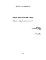 Konspekts 'Baltijas jūras veidošanās process', 1.