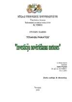 Referāts 'Investīciju novērtēšanas metodes', 1.