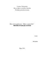 Konspekts 'Morālās situācijas analīze', 1.