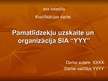 Prezentācija 'Pamatlīdzekļu uzskaite un organizācija SIA "YYY"', 1.