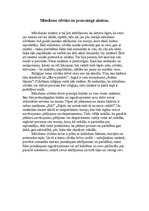 Eseja 'Mūsdienu cilvēks un pretrunīgā zinātne', 1.