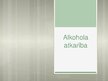 Prezentācija 'Alkohola atkarība', 1.