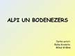 Prezentācija 'Alpi un Bodenezers', 1.
