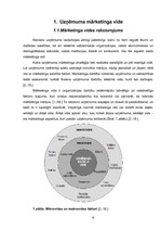Referāts 'Mārketinga vides vērtējums SIA "Cers Projekti"', 4.