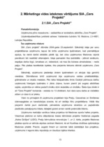 Referāts 'Mārketinga vides vērtējums SIA "Cers Projekti"', 13.