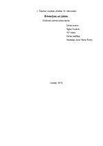 Referāts 'Emocijas un jūtas', 1.