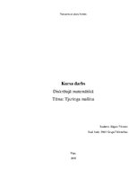 Prakses atskaite 'Tjuringa mašīna', 1.