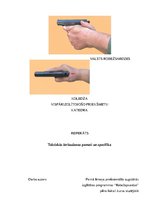 Referāts 'Taktiskās ātršaušanas pamati un specifika', 1.