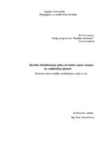 Konspekts 'Sociālās rehabilitācijas plāns sievietēm, kuras cietušas no vardarbības ģimenē', 1.