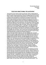 Eseja 'After Reading W.Golding's "The Lord of the Flies"', 1.