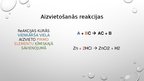 Prezentācija 'Ķīmisko reakciju vienādojumi', 9.