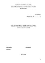 Referāts 'Grāmatniecības pirmsākumi Latvijā', 1.