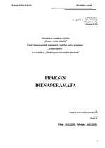 Prakses atskaite 'Pārdošanas prakses atskaite', 3.