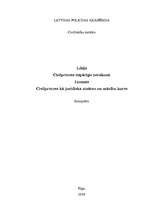 Konspekts 'Civilprocess kā juridiska zinātne un mācību kurss', 1.