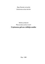 Referāts 'AS "Latvijas Balzams" ekonomiskā analīze', 1.