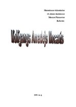 Referāts 'Volfgangs Amadejs Mocarts', 1.