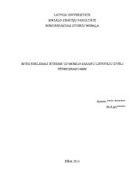 Referāts 'Uņēmuma "Bite"reklāmas ietekme uz mobilo sakaru lietotāju izvēli', 1.
