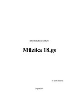 Referāts 'Mūzika 18.gadsimtā', 1.