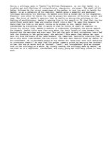 Eseja 'Close reading of a Soliloquy in "Hamlet".', 1.