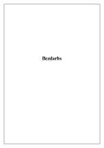 Konspekts 'Bezdarbs', 1.