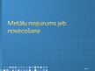 Prezentācija 'Metālu nogurums jeb novecošana', 1.