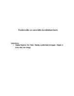 Konspekts 'Tradicionālie un universālie žurnālistikas žanri', 1.