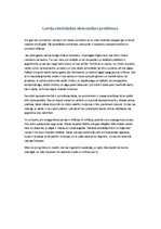 Eseja 'Latvijas būtiskākās ekonomiskās problēmas', 1.