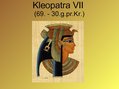 Prezentācija 'Kleopatra VII', 1.