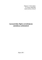 Prezentācija 'Ģeometrisko figūru atveidojums mūsdienu arhitektūrā', 1.