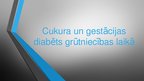 Prezentācija 'Cukura un gestācijas diabēts grūtniecības laikā', 1.