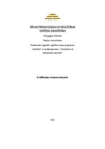 Konspekts 'Kvalifikācijas eksāmena konspekts sākumskolā', 1.