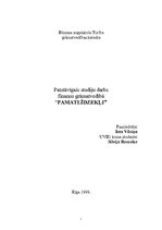 Referāts 'Pamatlīdzekļu uzskaite', 1.