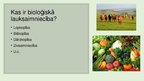Prezentācija 'Bioloģiskā lauksaimniecība', 3.