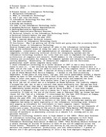 Eseja 'A Present Career in Information Technology', 1.