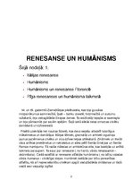 Konspekts 'Renesanse un humānisms', 2.