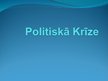 Referāts 'Politiskā krīze', 15.