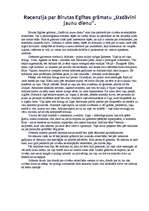 Eseja 'Recenzija par Birutas Eglītes grāmatu "Uzdāvini jaunu dienu"', 1.