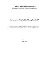 Referāts 'Jauna uzņēmuma SIA "Tīkls" attīstības plānošana', 1.