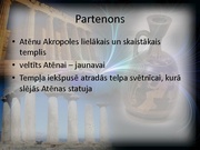 Referāts 'Antīkās Grieķijas svarīgākie kultūrlielumi', 8.