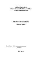 Biznesa plāns 'SIA "Baltfood"', 1.