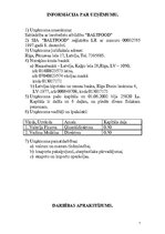 Biznesa plāns 'SIA "Baltfood"', 4.